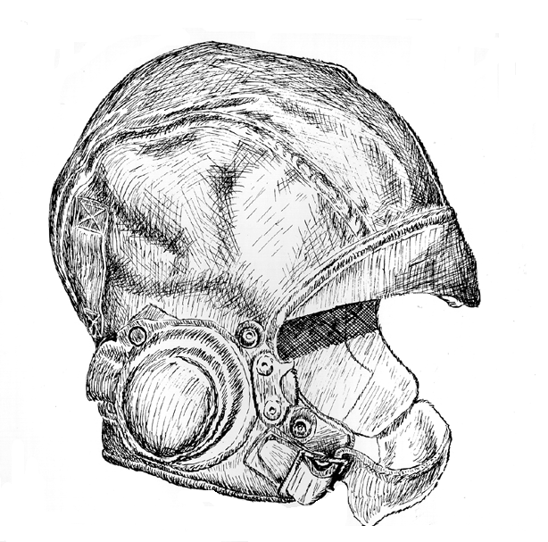 Aviator or Pilot Helmet