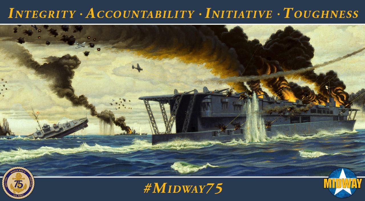 Help tell the story of the Sailors from the Battle of Midway and inspire today's Sailors with digital resources, commemoration resources, and guidance, on NHHC's Battle of Midway Commemorations Toolkit.  