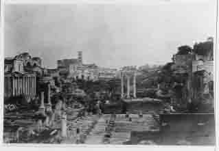 Roman Forum, Rome, Italy, January 1909.