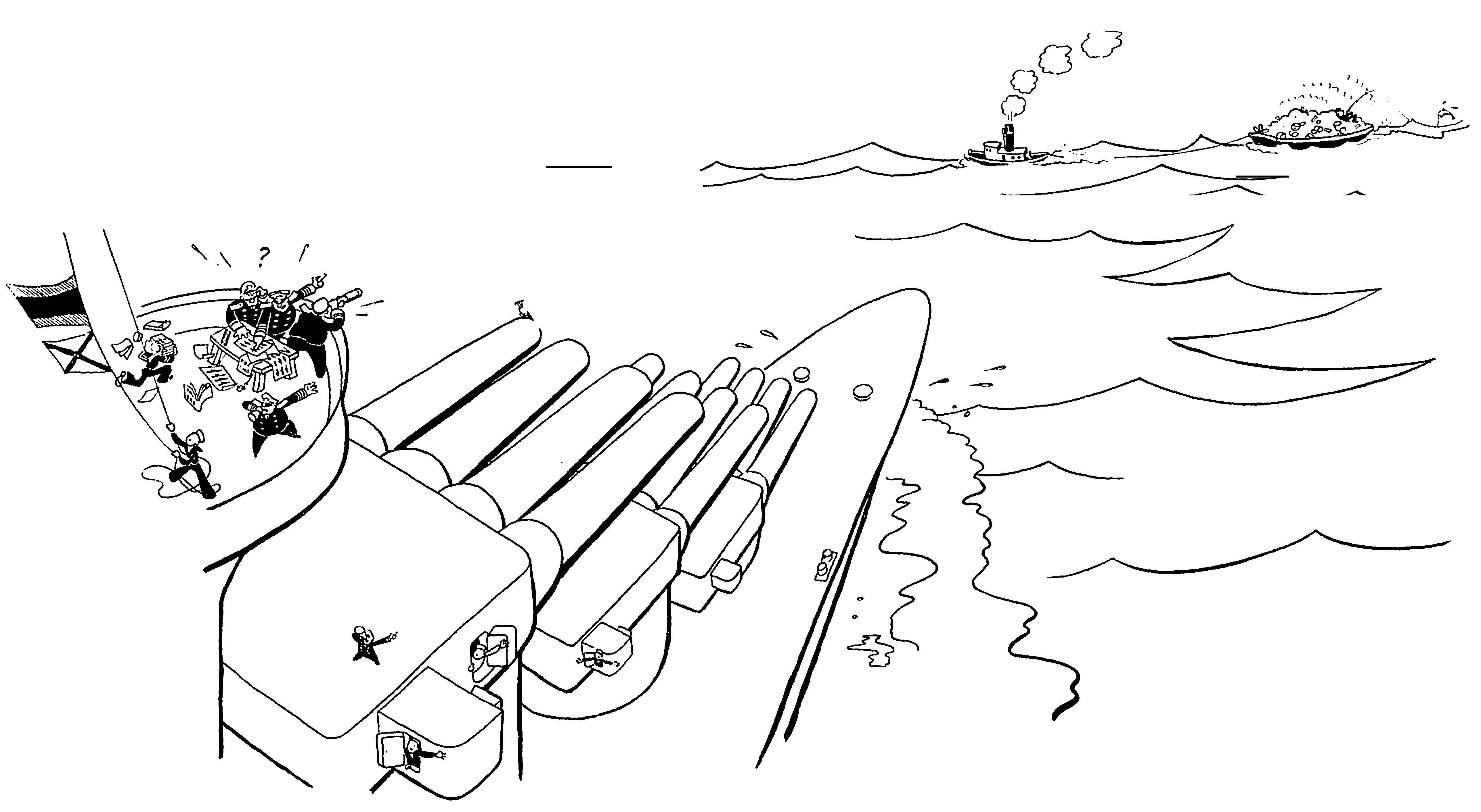 kamikaze attacks on british ships clipart