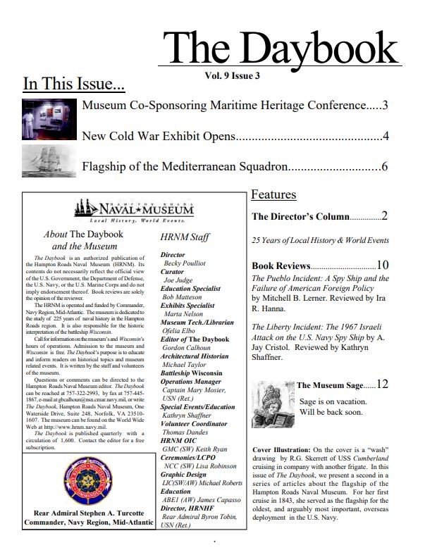Cover Reload-Daybook-Volume 9-Issue 3-Cover Reload. 