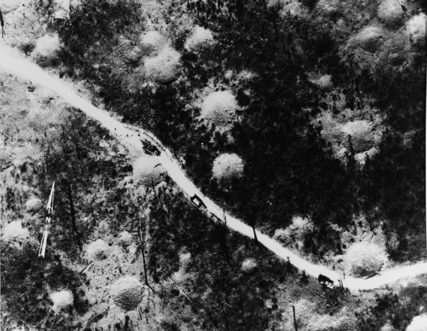 <p>Aerial view of Ho Chi Minh Trail in Laos&nbsp;</p>