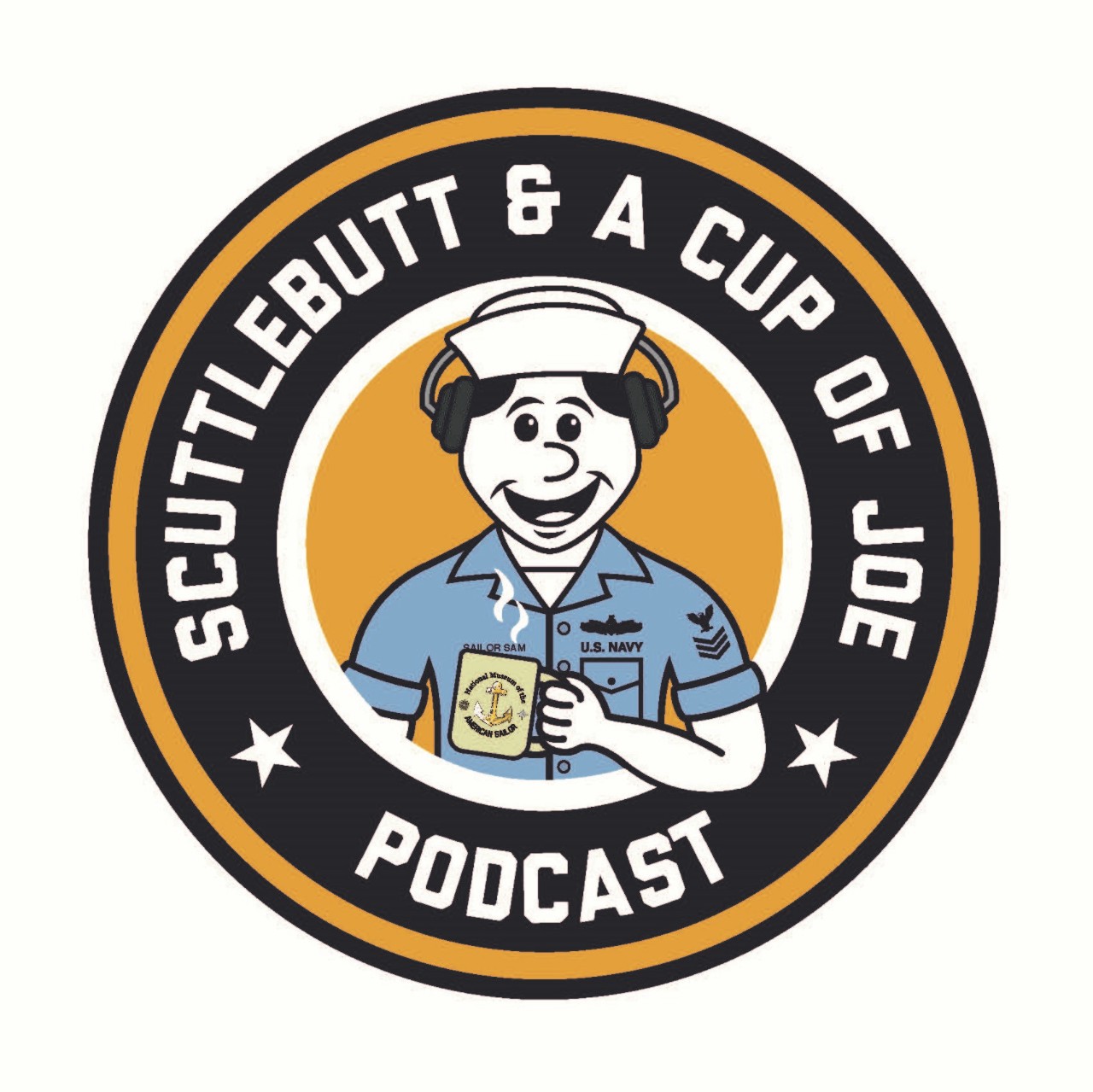Logo for video podcast, Scuttlebutt and a Cup o' Joe