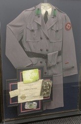 Red Cross uniform belonging to Grace McNally