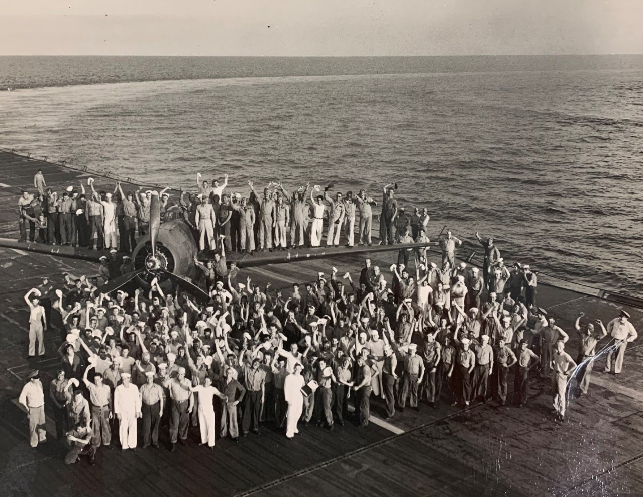 Crew of USS Sable (IX-81) c. 1943