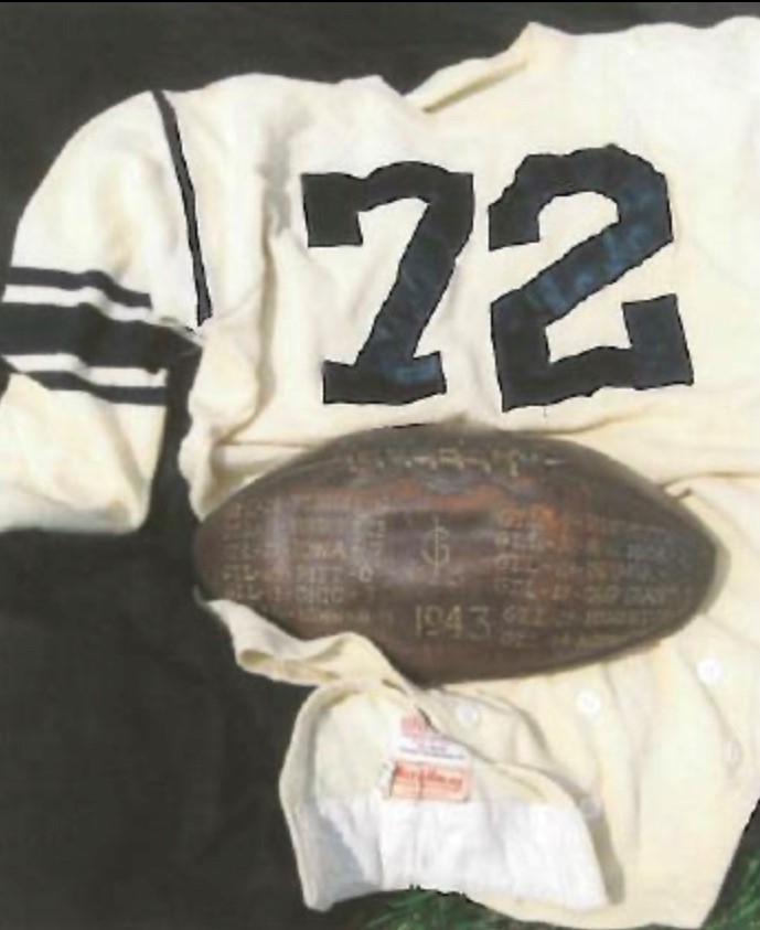 WWII Emil Drvaric Jersey and Football