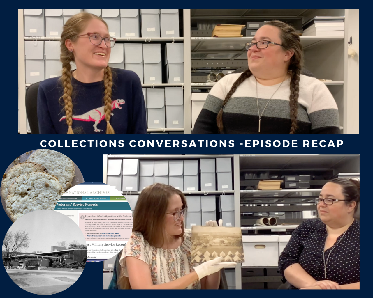 Collections Conversations Collage for Website