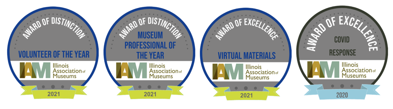 The National Museum of the American Sailor won two "Award of Distinctions" and one "Award of Excellence" from the Illinois Association of Museums for Volunteer of the Year, Museum Professional of the Year, and Virtual Materials.