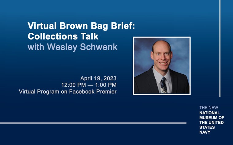 Banner for Collections Manager Wesley Schwenk's program on April 19, 2023