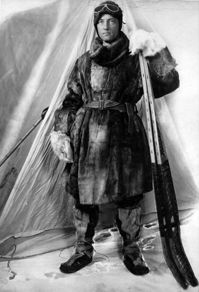 Rear Admiral Richard Byrd bravely led expeditions to the Arctic and Antarctic from the 1920s through the 1950s.