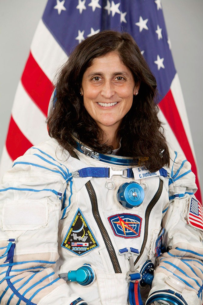 Before becoming an astronaut and serving on the International Space Station, Sunita Williams was a U.S. Navy aviator.