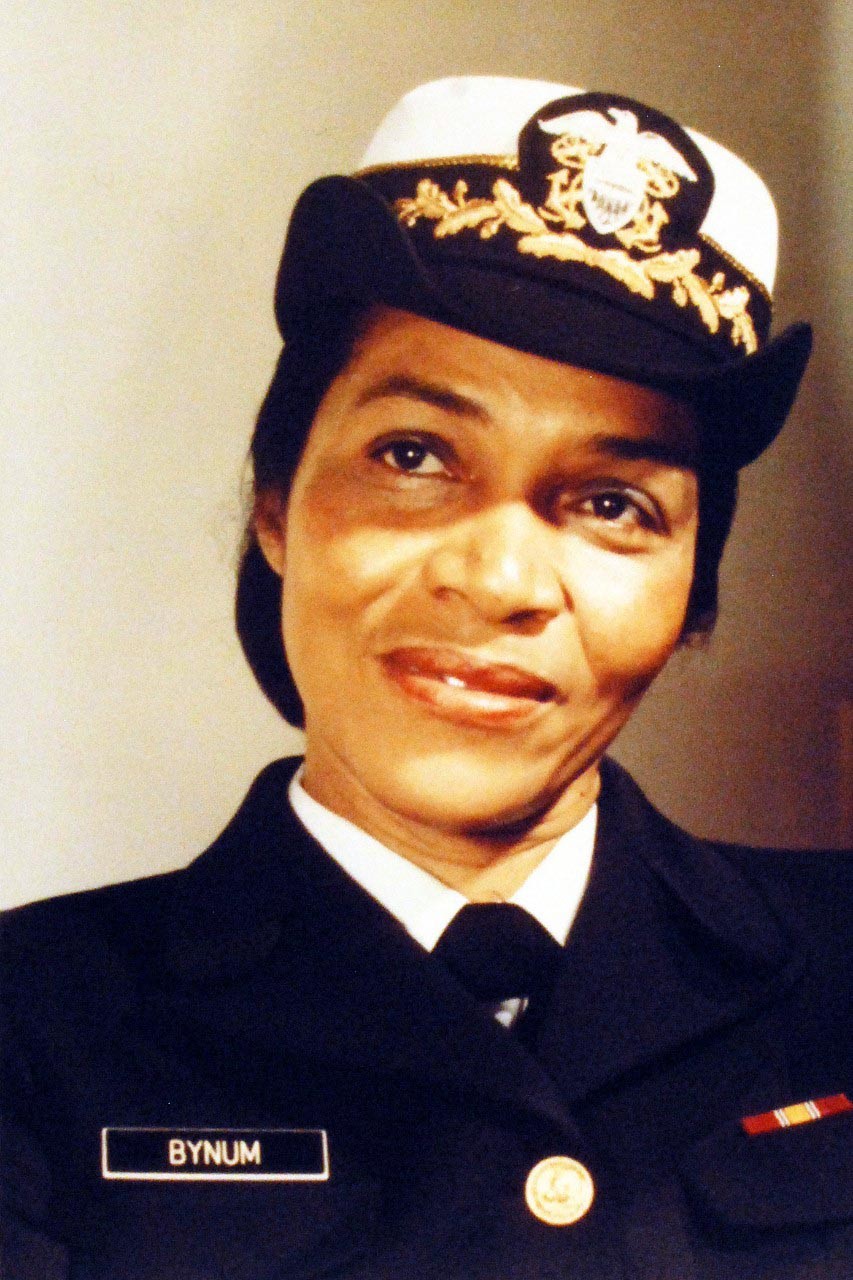 In 1978, Captain Joan Bynum became the first African American woman to advance to the rank of captain in the U.S. Navy.