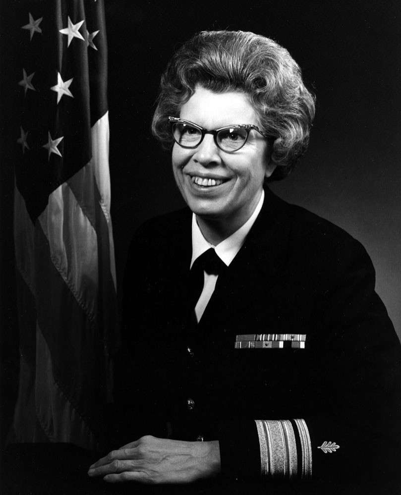 Rear Admiral Alene Duerk became the U.S. Navy’s first female flag officer in 1972.