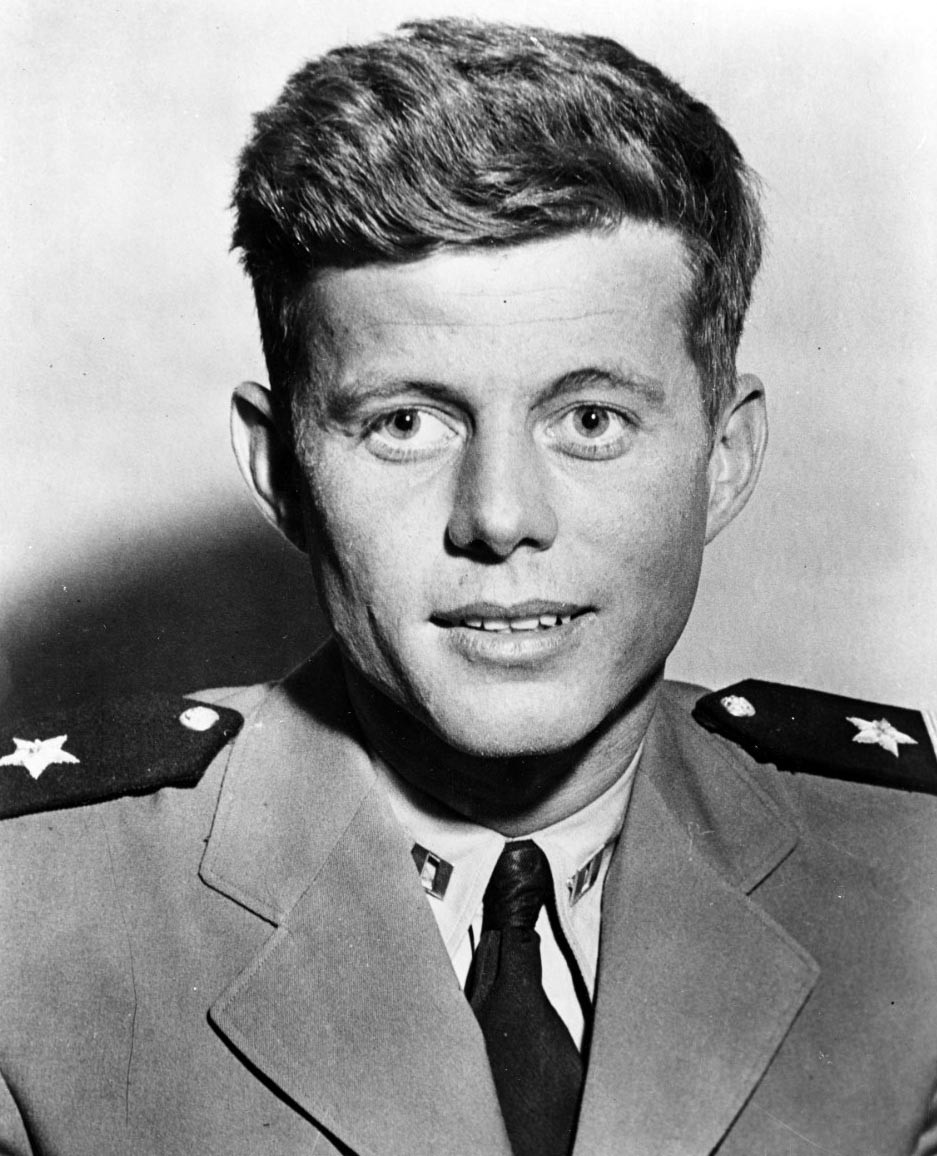Lieutenant John Kennedy commanded patrol torpedo boats during World War II before becoming the 35th president of the United States.
