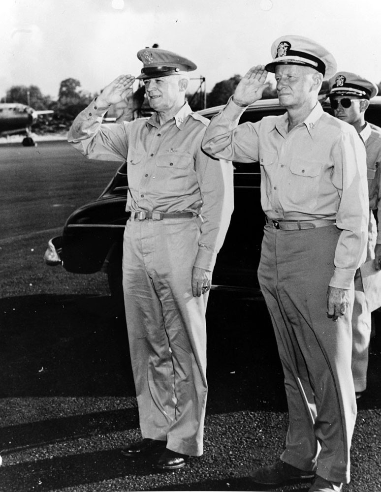 Fleet Admiral Chester Nimitz served as Commander in Chief, Pacific Fleet and Pacific Ocean Areas during most of World War II.