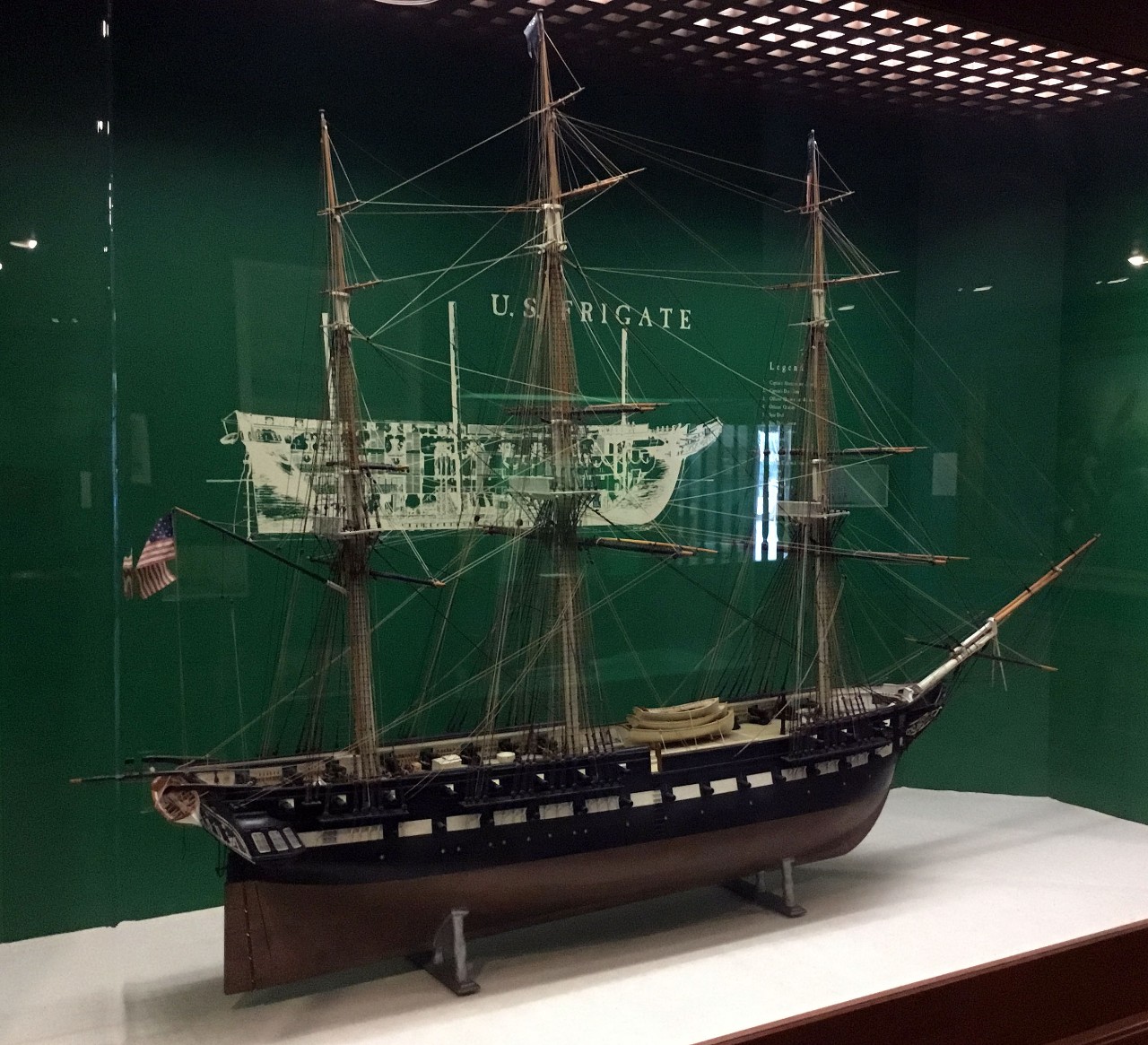 NMUSN:   Forgotten Wars of the 19th Century:   USS Constitution (Frigate)