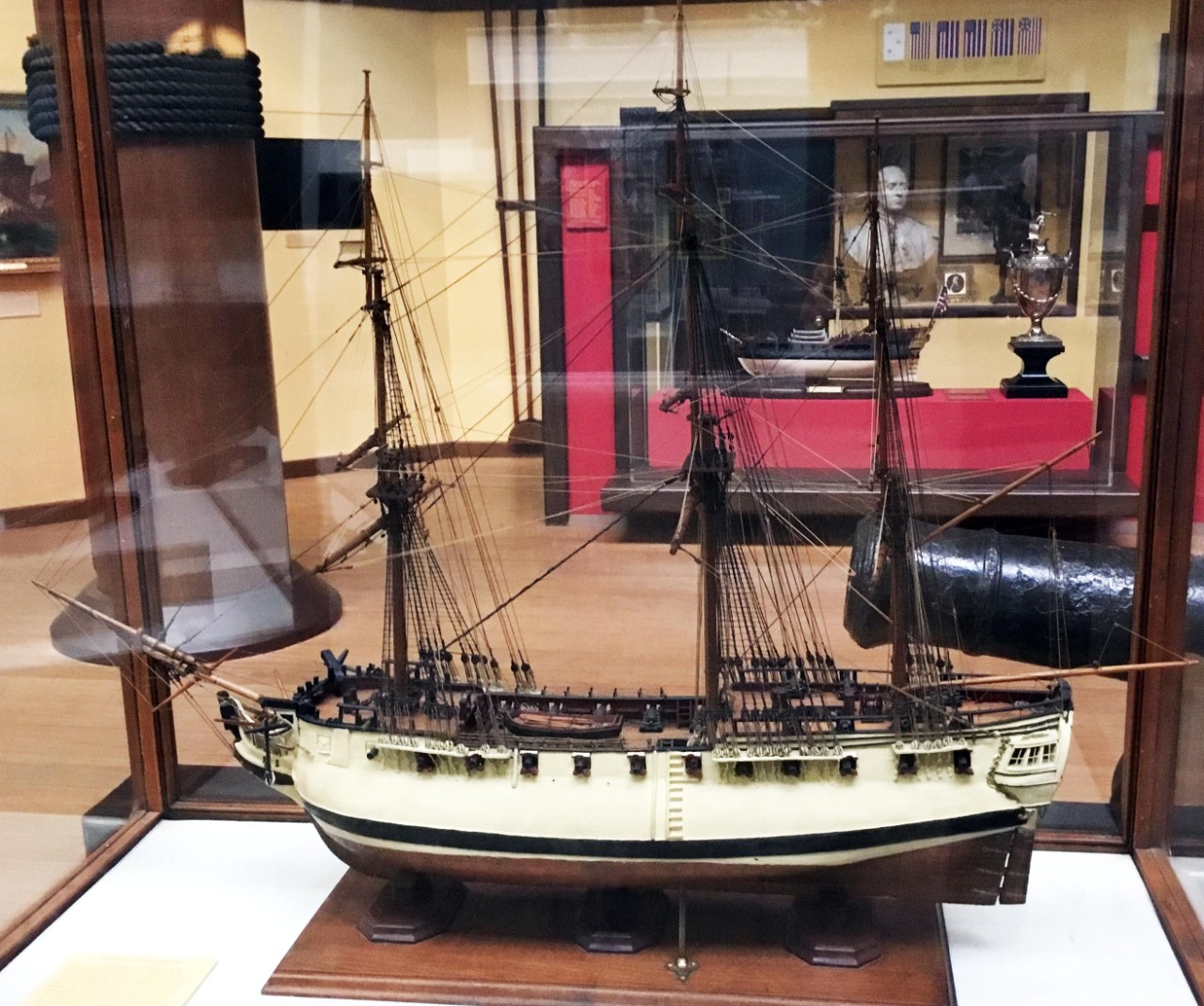 NMUSN:  American Revolution:  Continental Navy frigate Raleigh