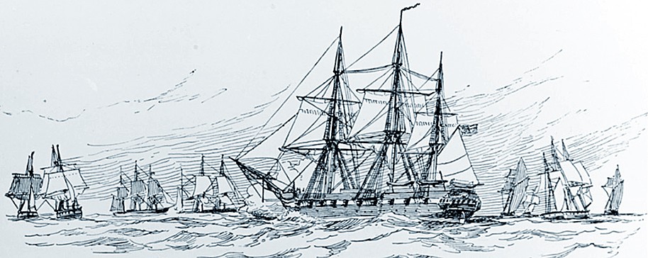 Continental frigate Raleigh
