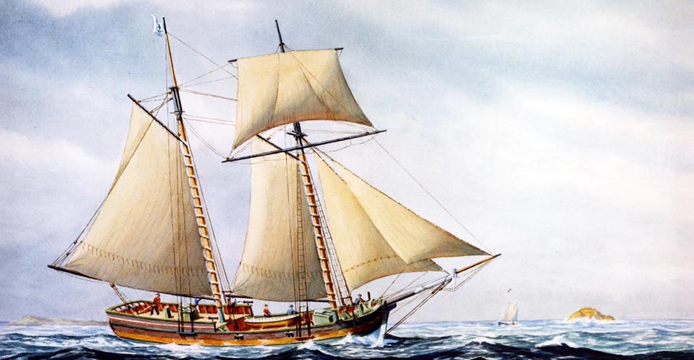 Continental schooner Hannah