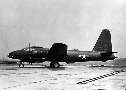 NH 70290:   P2V-3 “Neptune” - ground view of a P2V-3 built by Lockheed aircraft, circa 1949.  