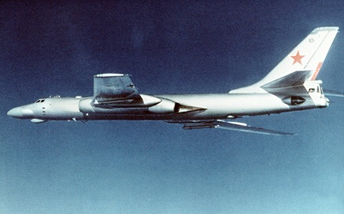 330-CFD-DD-ST-84-07874:   TU-16 “Badger” Bomber, courtesy of Soviet  Military Power, 1984.   Courtesy of the National Archives.  