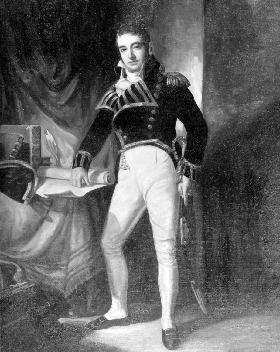 NH 44347-KN:  Captain Charles Stewart, USN.  A photograph of the painting by Orlando Lagman, after the painting by Thomas Sully.   