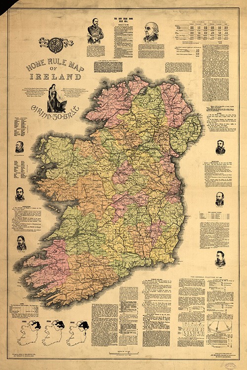 G5781.F71.1893.B3.TIL: Map of Ireland, circa 1893. Courtesy of the Library of Congress. Geography and Map Division.