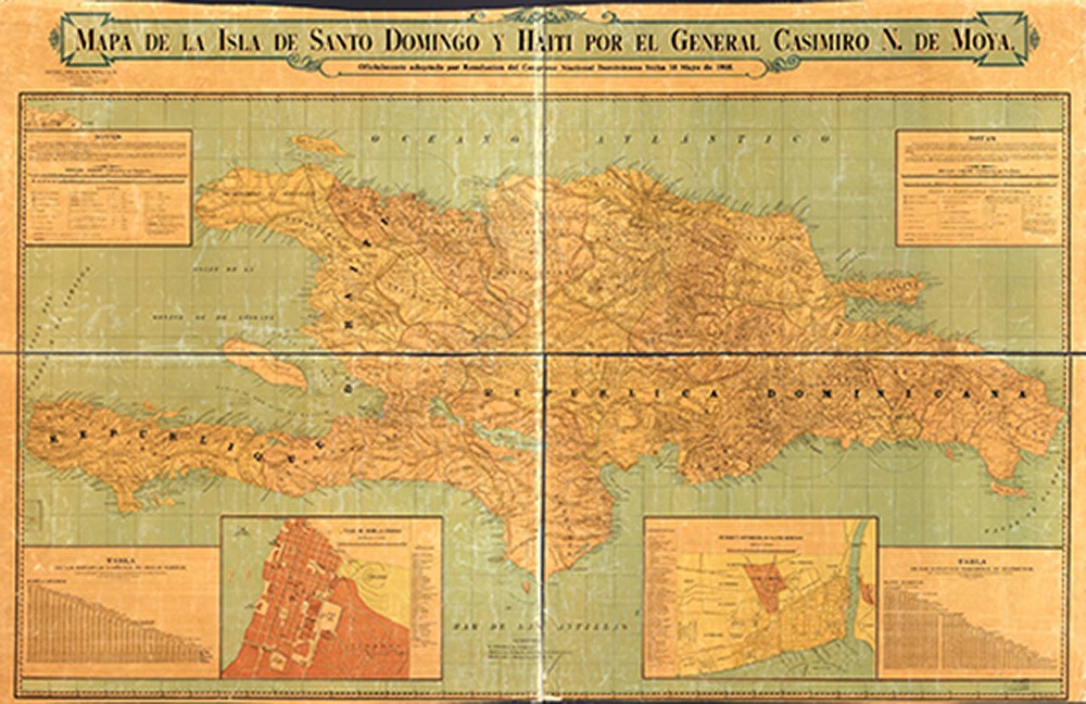 G44930 1905.M6:   Map of Dominican Republic and Haiti, by Casimiro N. Moya, 1906.  Courtesy of the Geography and Maps Division.  Library of Congress.  