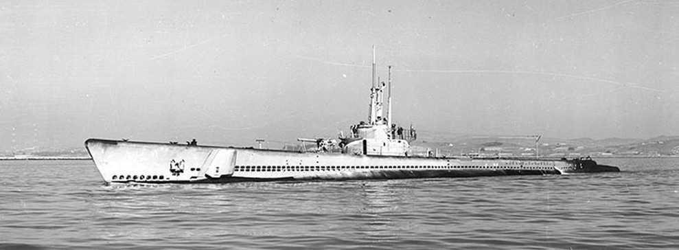 NH 98043:  USS Balao (SS-285), off the Mare Island Navy Yard, California, October 25, 1944.  NHHC Photograph Collection.   