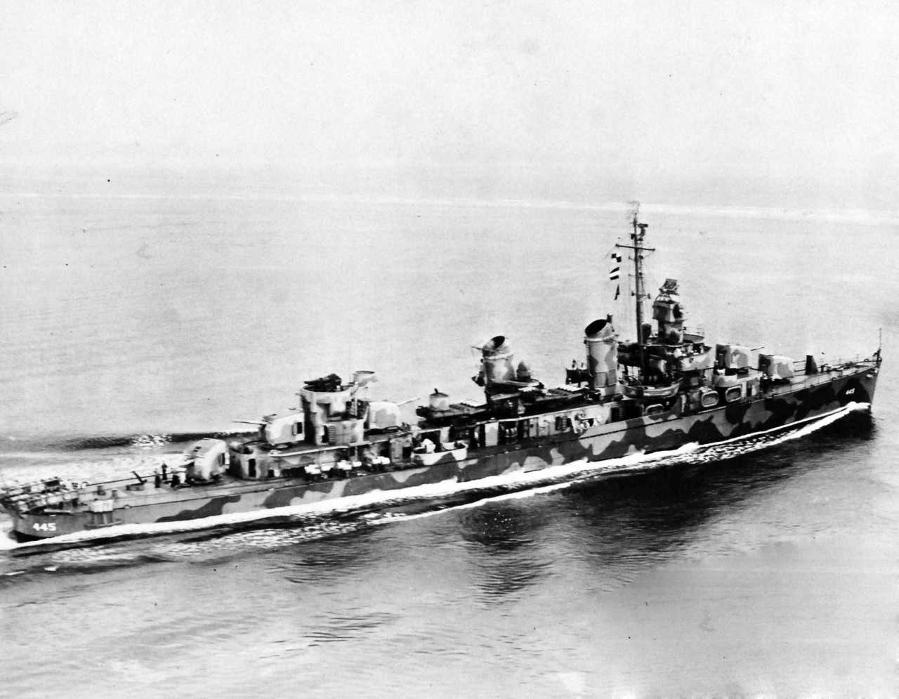 80-G-15837:  USS Fletcher (DD-445), 1942.  Official U.S. Navy Photograph, now in the collections of the National Archives.  (2017/09/19).  