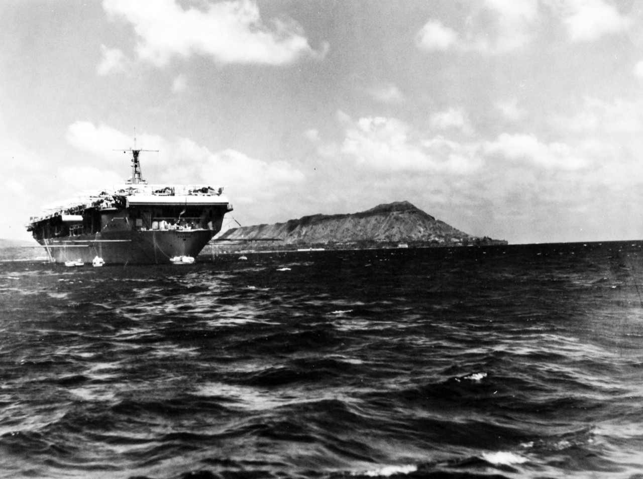 80-CF-Box 18-1:  USS Ranger (CV-4),  1935.    Ranger at anchor at Honolulu, Territory of Hawaii, May 29, 1935.  Official U.S. Navy Photograph, now in the collections of the National Archives.  (2015/6/16).