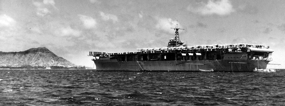 80-CF-Box 18-2:  USS Ranger (CV 4), 1935.   Ranger at anchor at Honolulu, Territory of Hawaii, July 1, 1935.  Official U.S. Navy Photograph, now in the collections of the National Archives.  (2015/6/16).