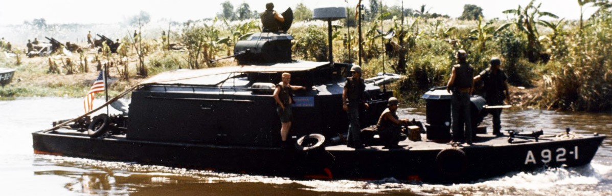 b7249 US Navy Vietnam River Division 514 Patrol Boat PBR Brown Water IR27E 