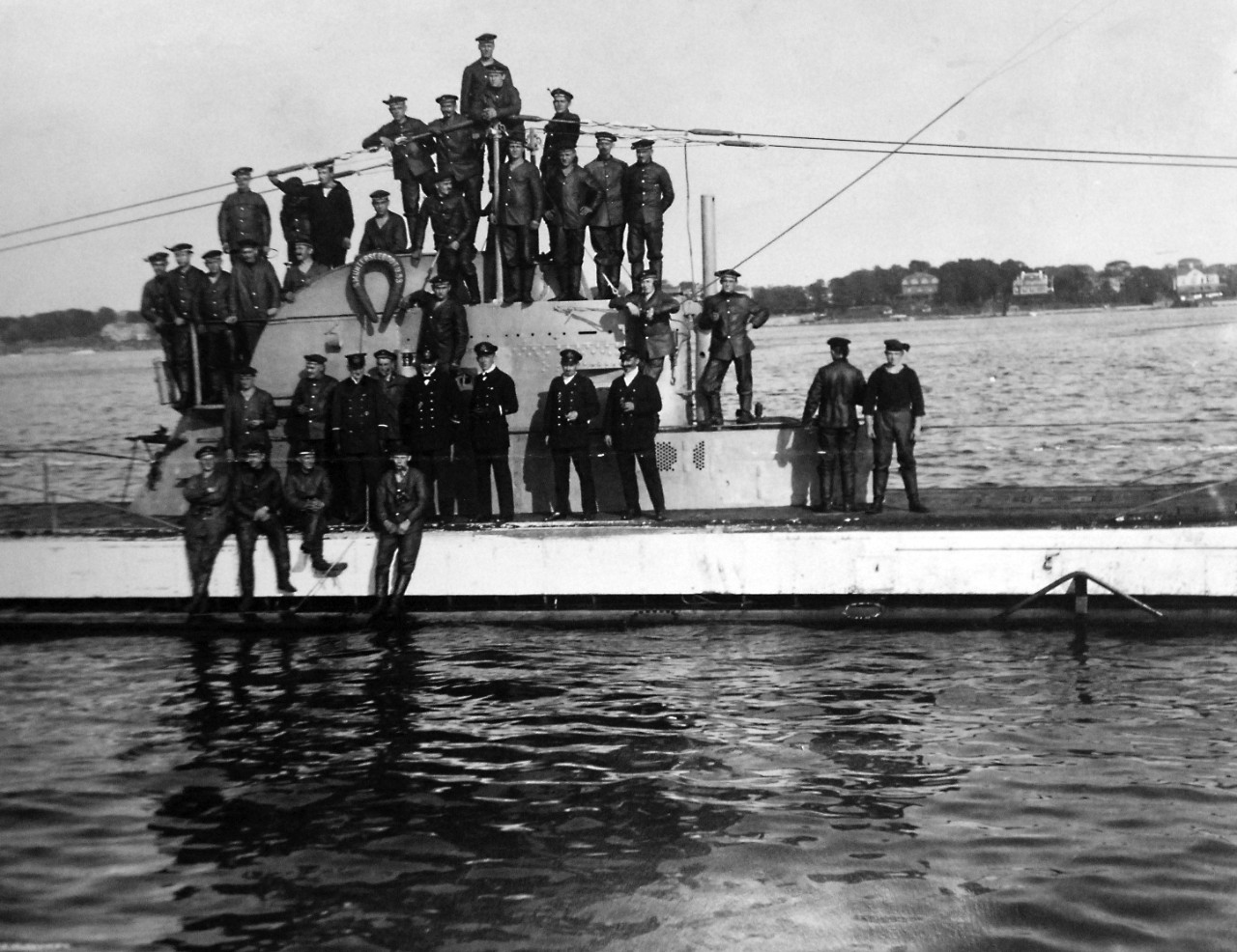 <p>LC-USZ62-38935: WWI-German submarine, U 53, at New York, April 24, 1919.&nbsp;</p>
