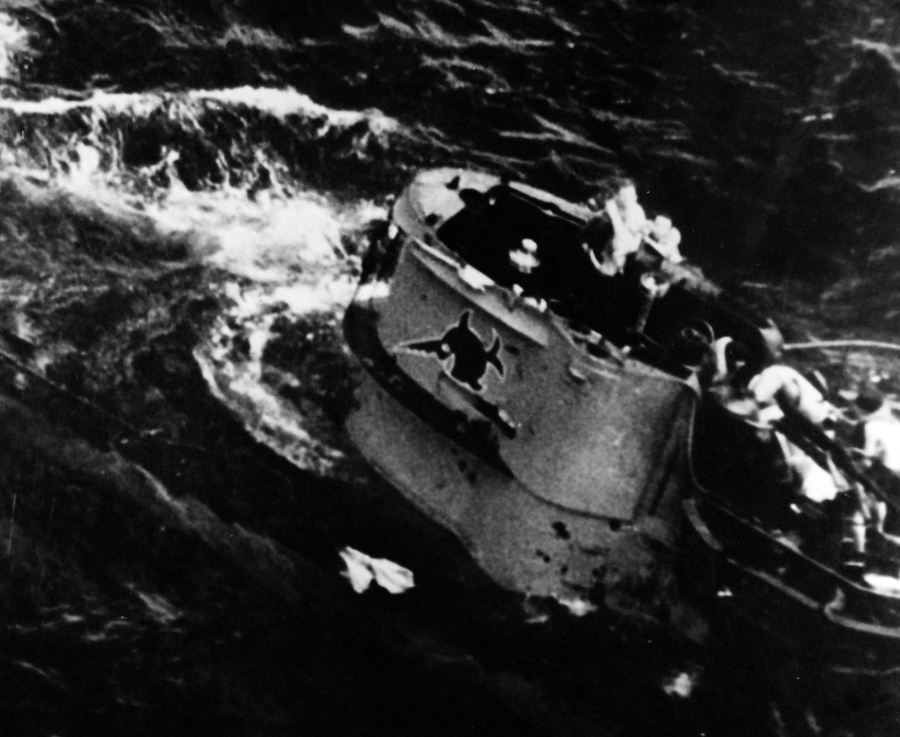 80-G-43638: Air Attacks on German U-boats, WWII.