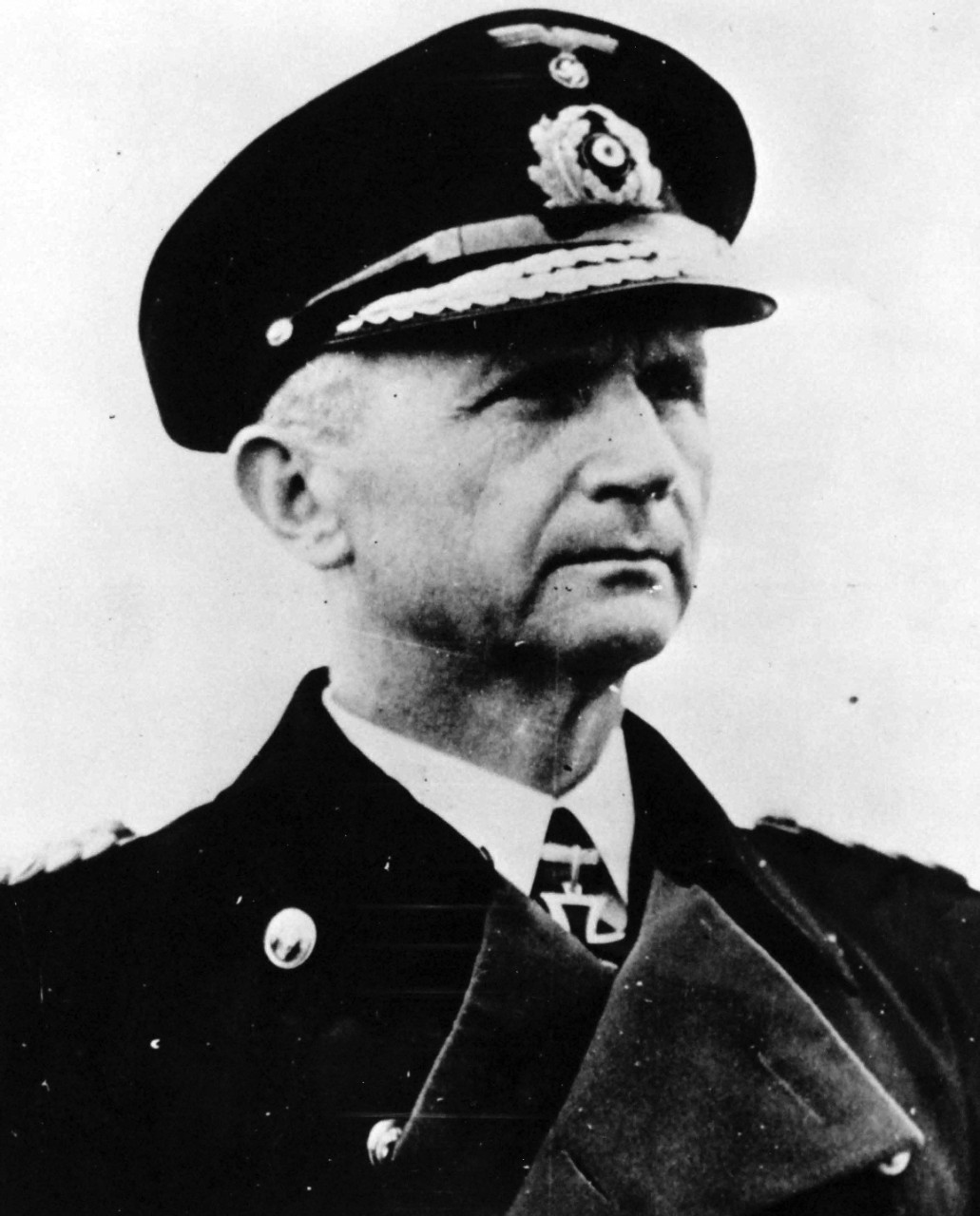 208-PU-52-P-1:  Surrender of Germany,  May 1945. Grand Admiral Karl Doenitz, German Navy, successor to the Fuehrer.   Office of War Information Photograph, now in the collections of the National Archives.  (2017/05/02). 