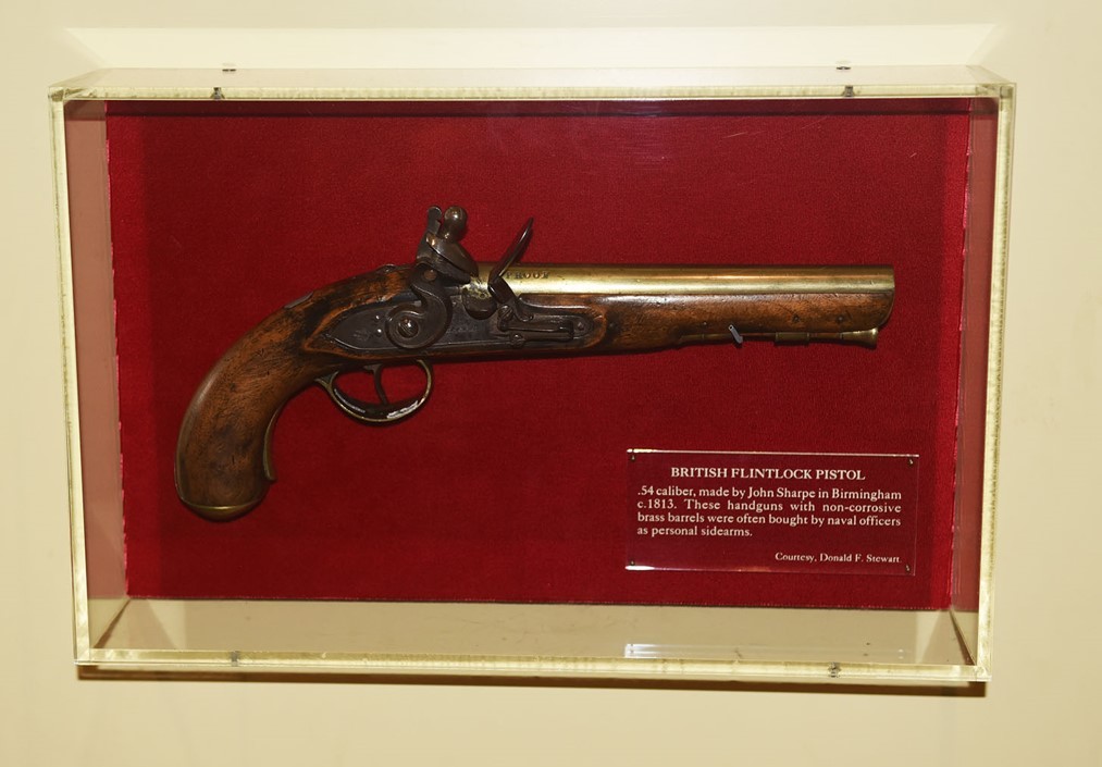 British flintlock Pistol.  Accession #: 69-31-W 
