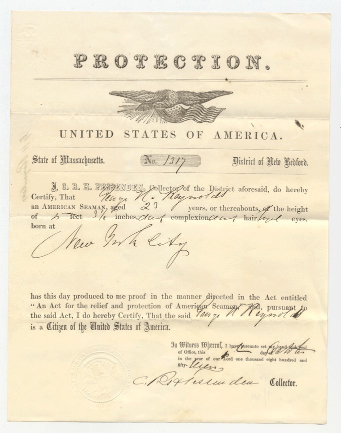 Sailor’s Protection Papers