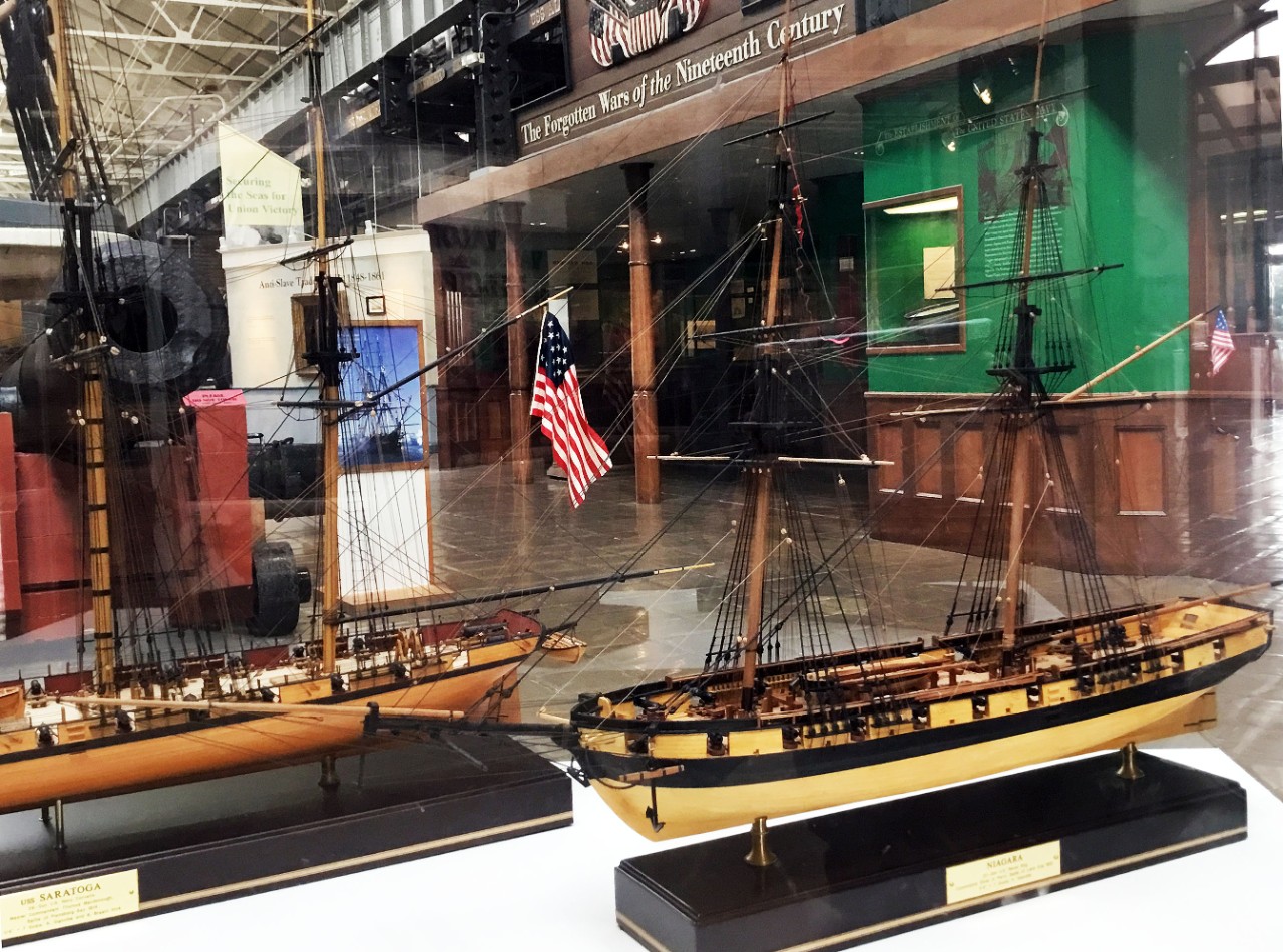 U.S. Brig Niagara.   On Display at the National Museum of the U.S. Navy.  