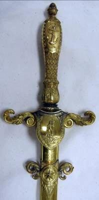 Presentation Sword of Thomas ap Catesby Jones.  Accession # 2002-22-1-3.