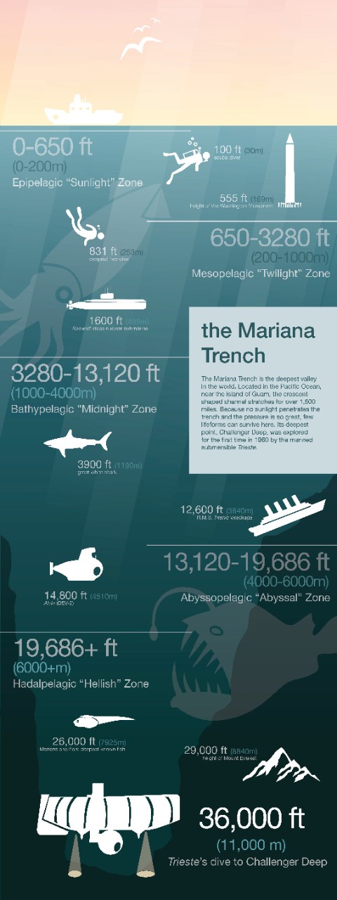 Mariana Trench Depth Chart