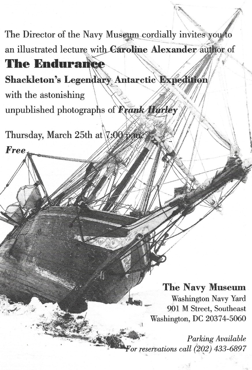 Event Card – Endurance:  Shackleton’s Legendary Antarctic Expedition