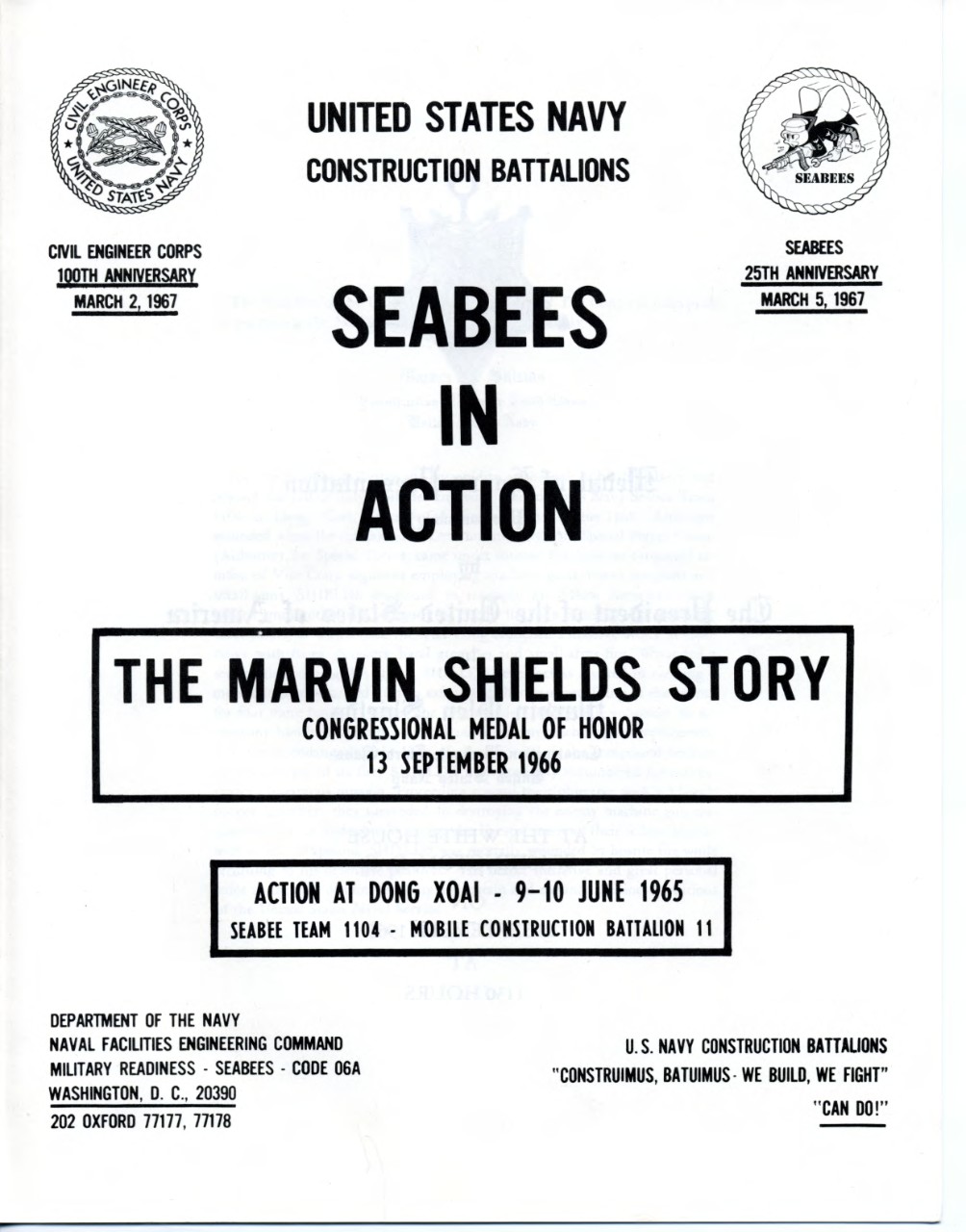 Seabees in Action Marvin Shields image