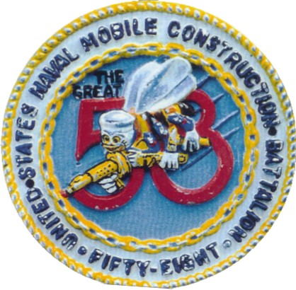 <p>NMCB-58 insignia</p>