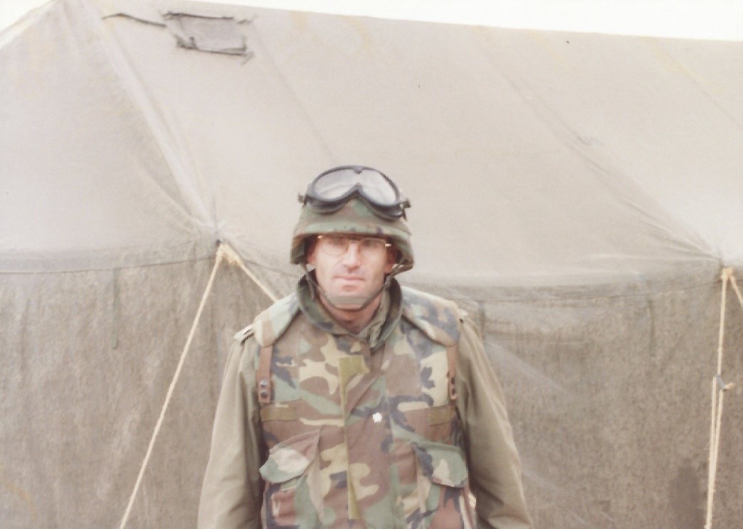 <p>LCDR Bill Rudich, Operation Desert Shield/Desert Storm, 1990</p>