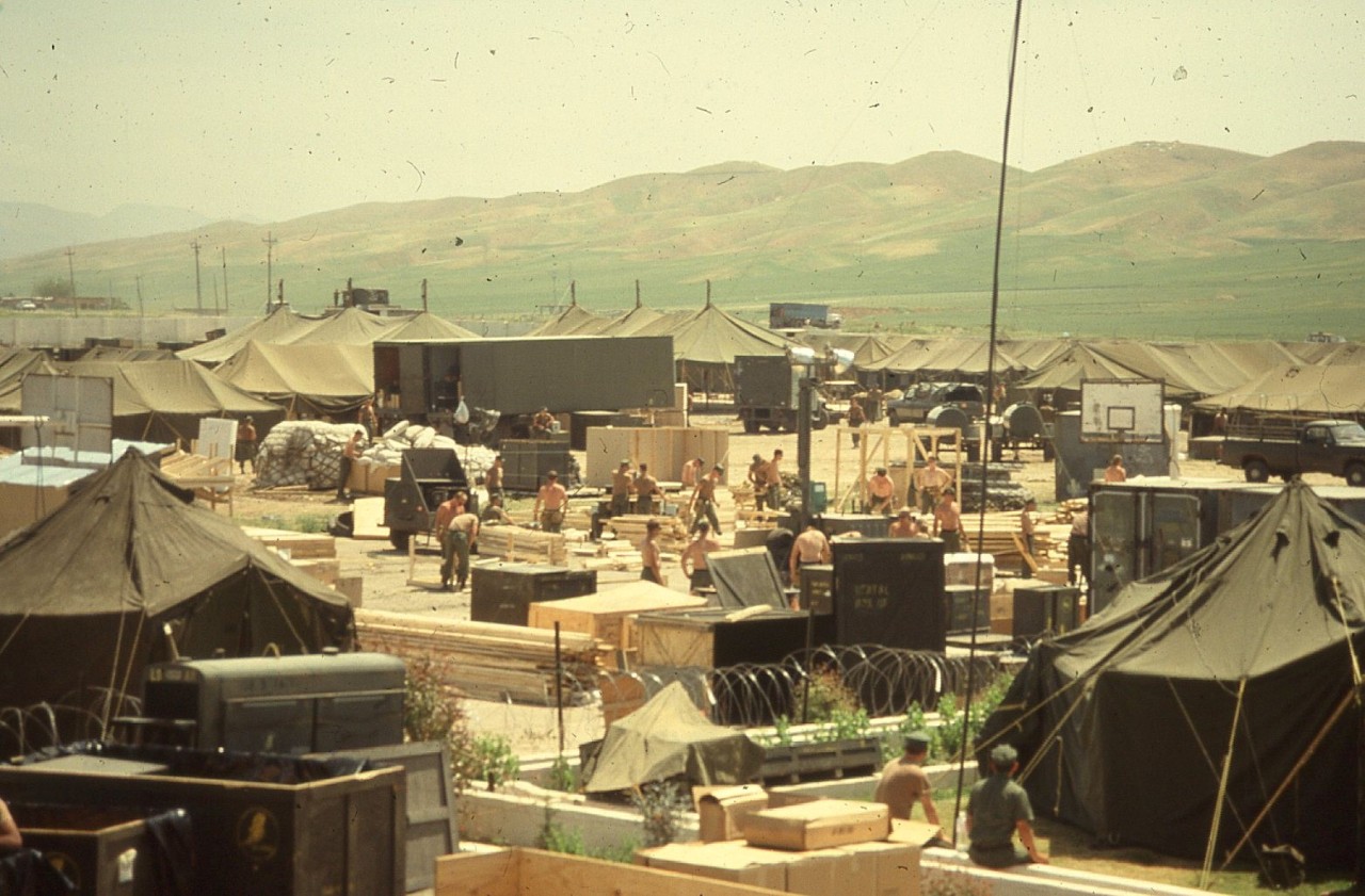 Another View of the Charlie Company Assembly Area, as part of Operation Provide Comfort, Kurdistan, 1991.