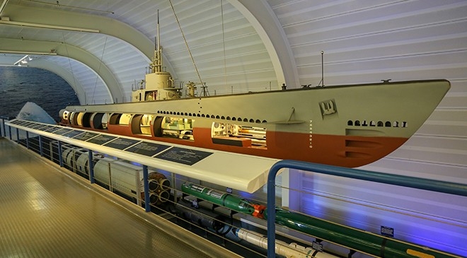 Photo of the Gato class submarine exhibit