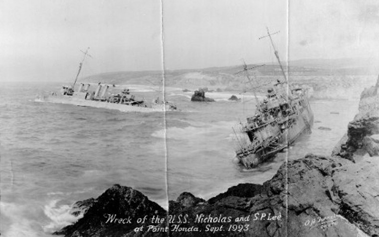 One hundred years ago, on 8 September 1923, seven U.S. Navy destroyers ran aground at Honda Point, California. 
