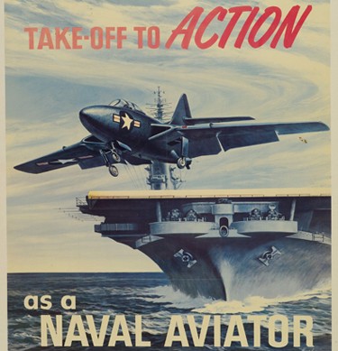 From undersea to outer space, follow the Navy through history with highlights from our art collection.
