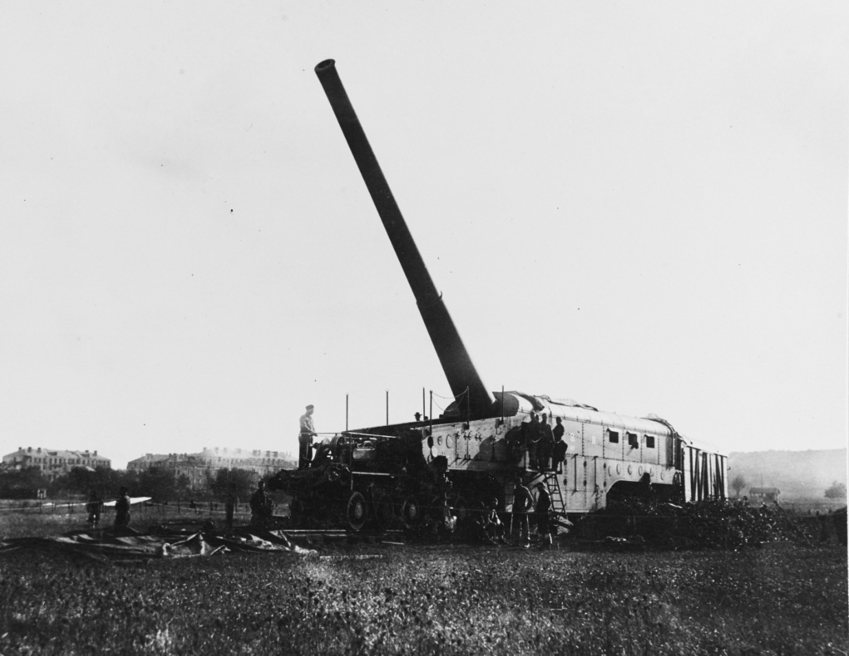 14" Naval railway gun